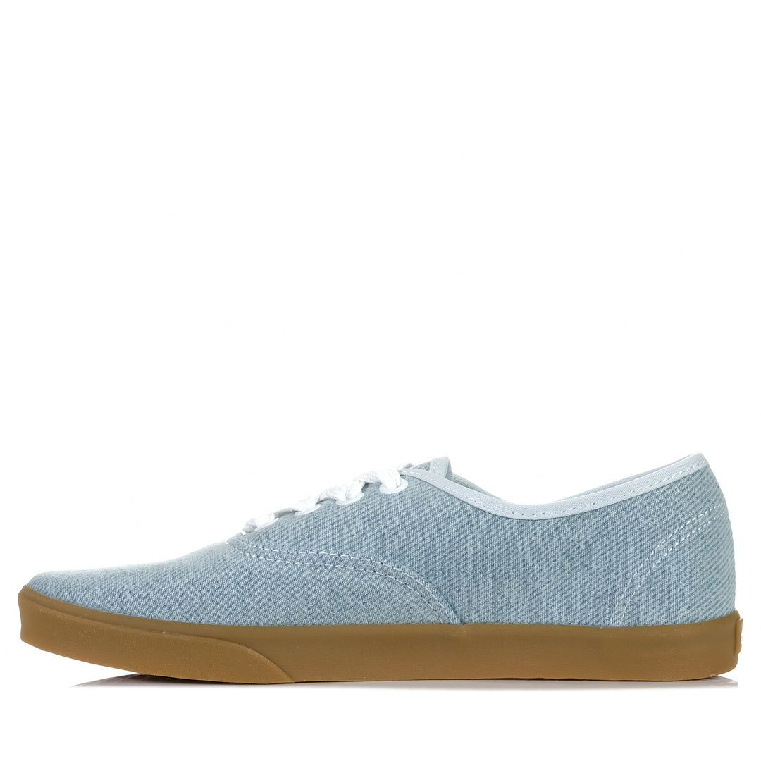 Vans Authentic Lowpro Denim Baby Blue, Womens, blue, low-tops, sneakers, Vans, womens