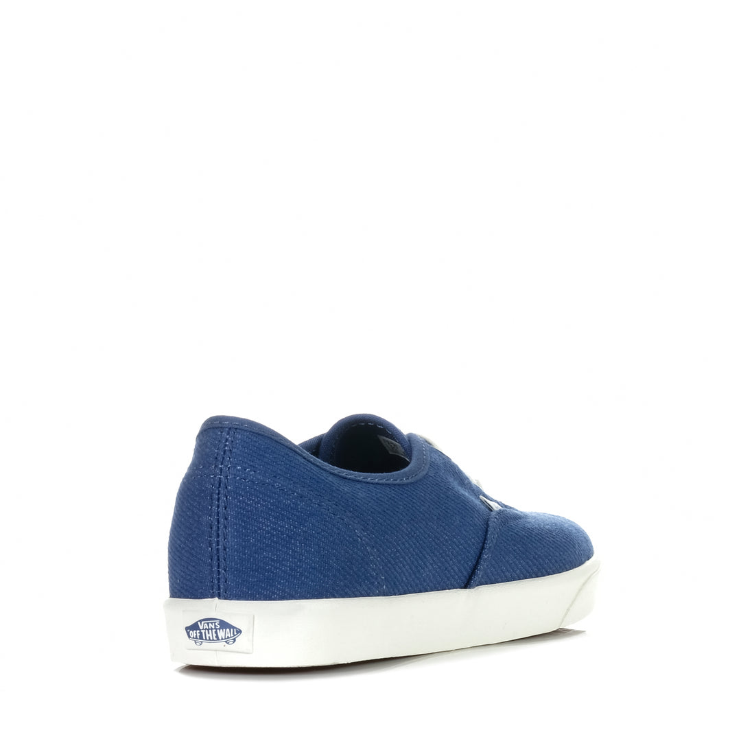 Vans Authentic Lowpro Denim Navy, Womens, blue, low-tops, sneakers, vans, womens