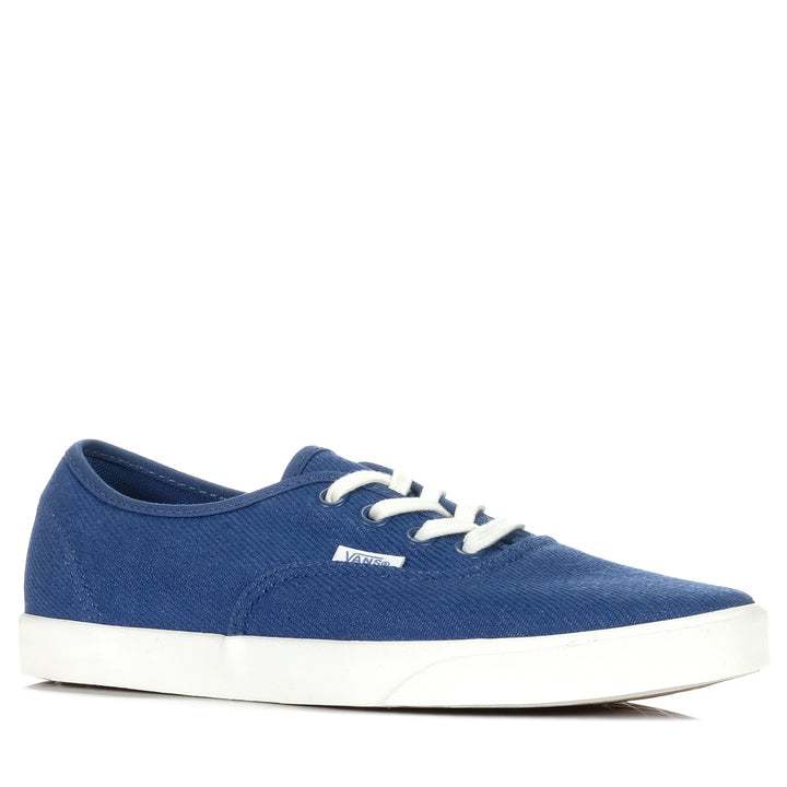 Vans Authentic Lowpro Denim Navy, Womens, blue, low-tops, sneakers, vans, womens