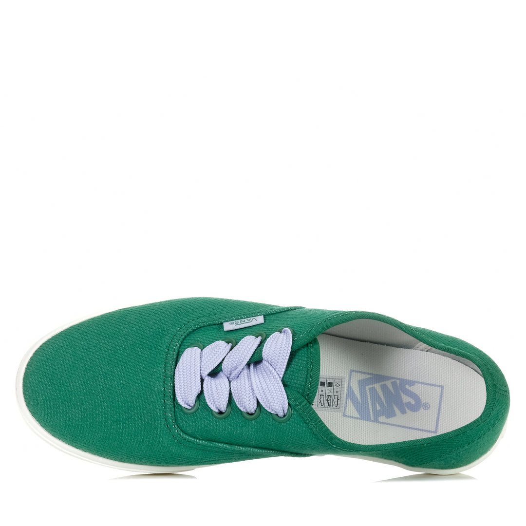 Vans Authentic Lowpro Denim Verdant Green, Womens, green, low-tops, sneakers, Vans, womens