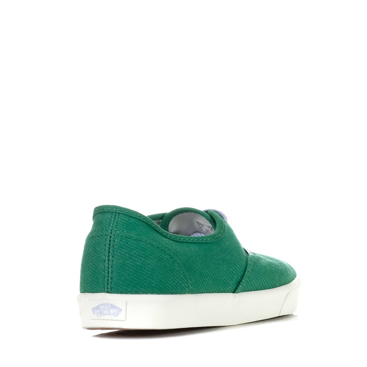 Vans Authentic Lowpro Denim Verdant Green, Womens, green, low-tops, sneakers, Vans, womens