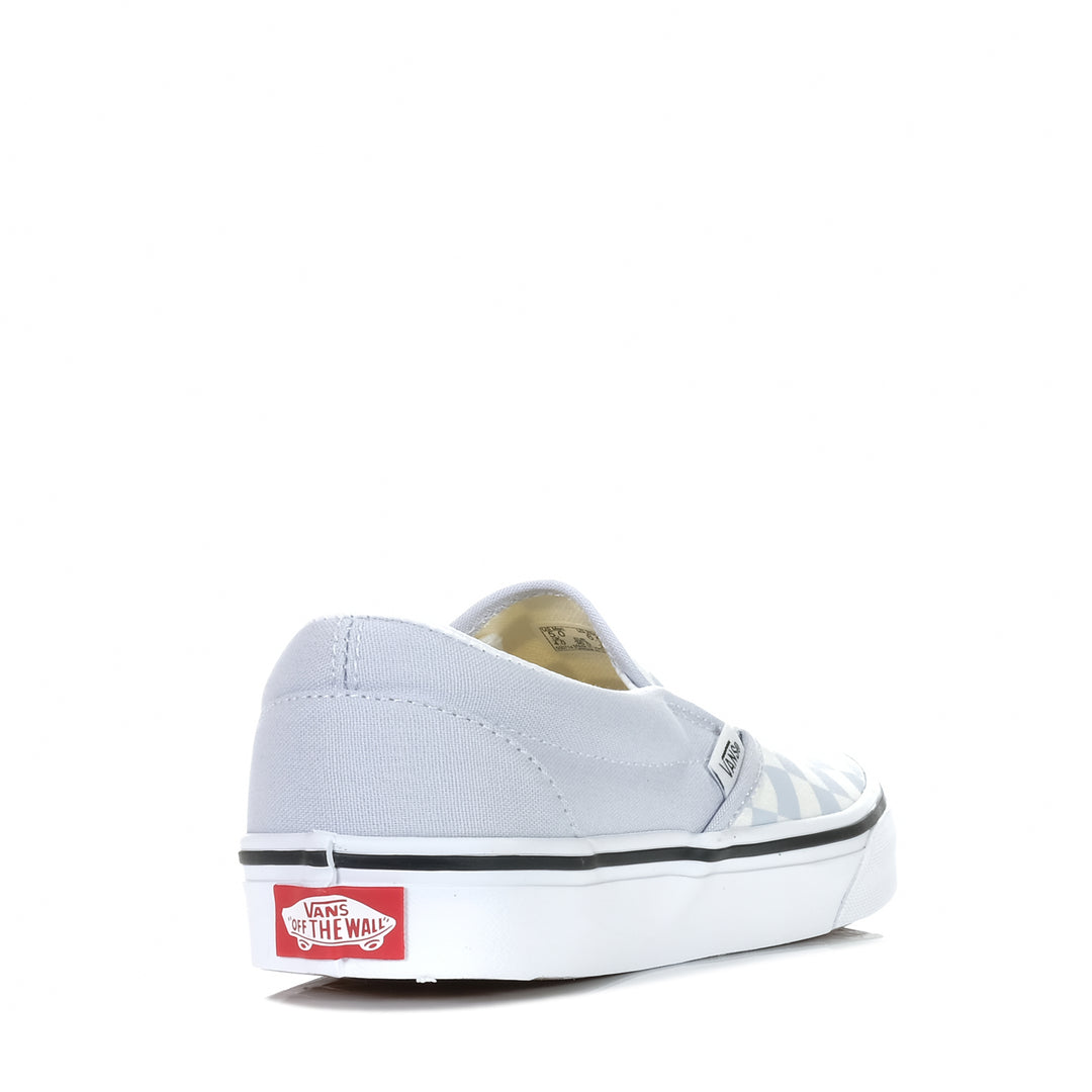 Vans Classic Slip-On Checkerboard Halogen Blue Frames Footwear