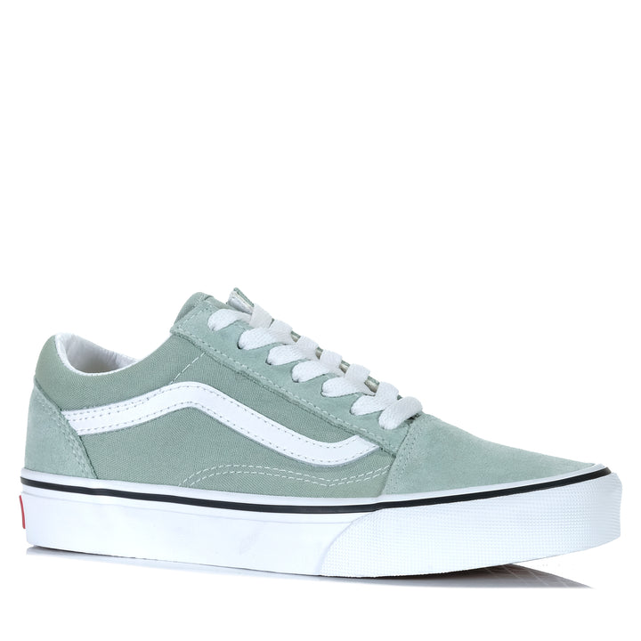 Vans Old Skool Colour Theory Grey/Olive Womens Sneakers