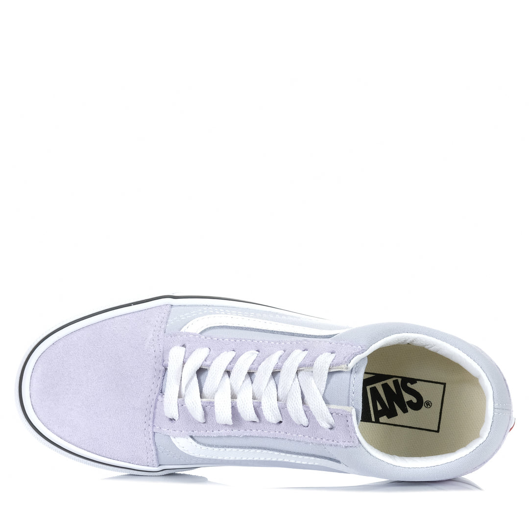 Vans Old Skool Halogen Blue, 10.5 US, 6.5 US, 7.5 US, 8.5 US, 9.5 US, blue, flats, low-tops, shoes, sneakers, Vans, womens