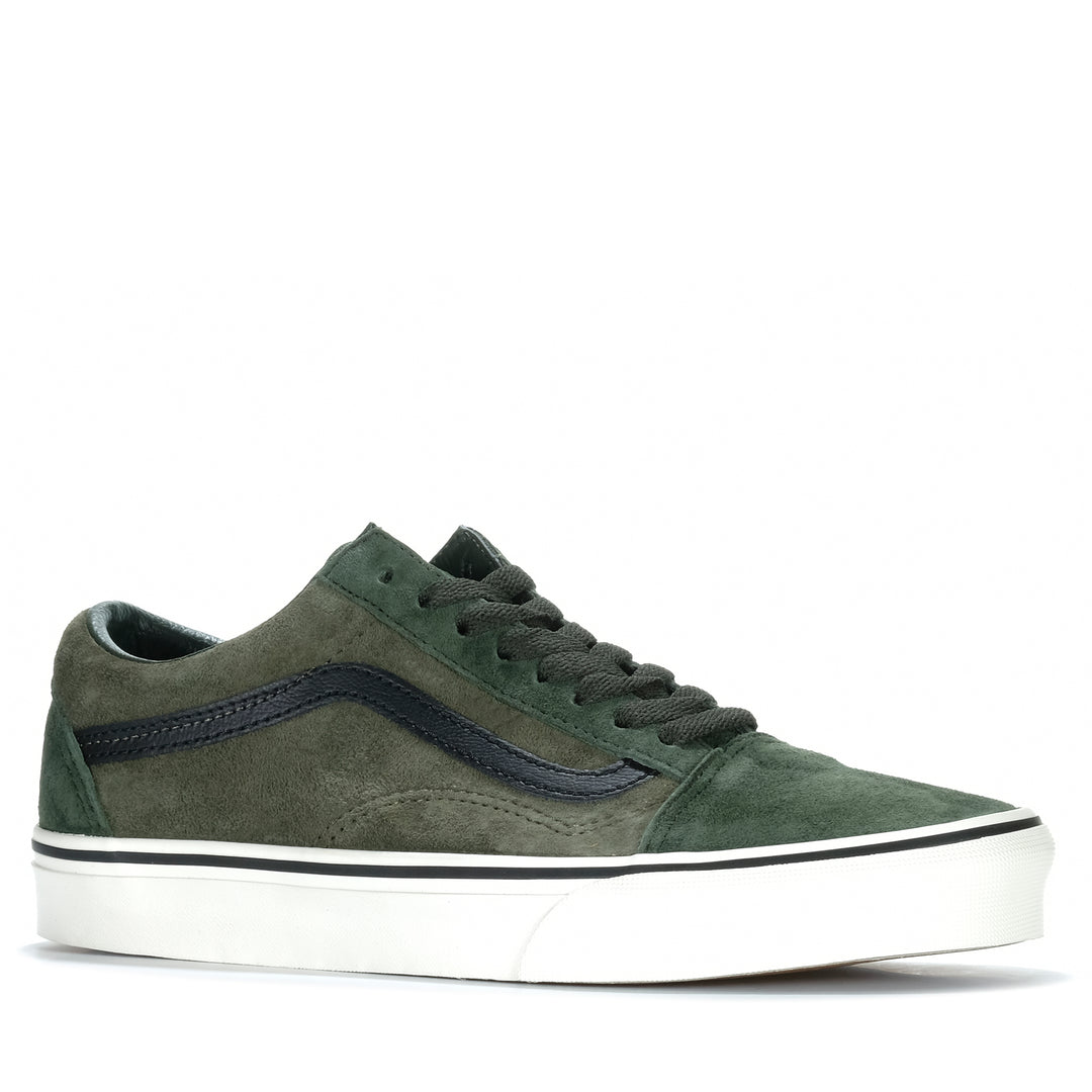 Vans Old Skool Pig Suede Green/Multi Mens Sneakers
