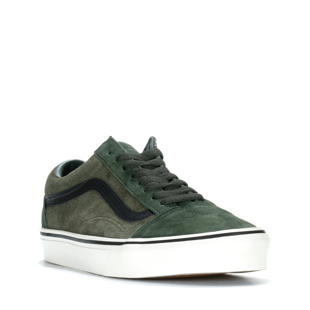 Vans Old Skool Pig Suede Green/Multi Mens Sneakers