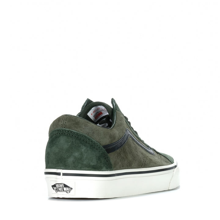 Vans Old Skool Pig Suede Green/Multi Mens Sneakers