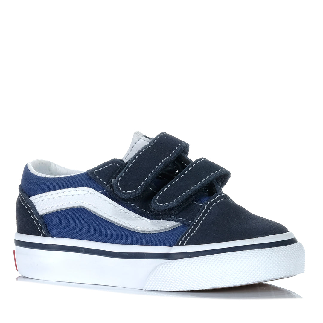 Vans Old Skool V Navy Toddler Shoes