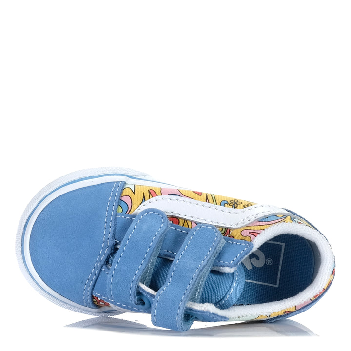 Vans Old Skool V Tropadelic Toddler True White/Multi