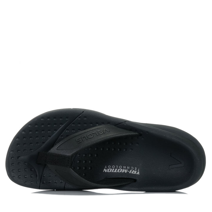 Velous Active Flip Black/Black, 10 US, 11 US, 12 US, 13 US, 14 US, 7 US, 8 US, 9 US, black, mens, sandals, velous