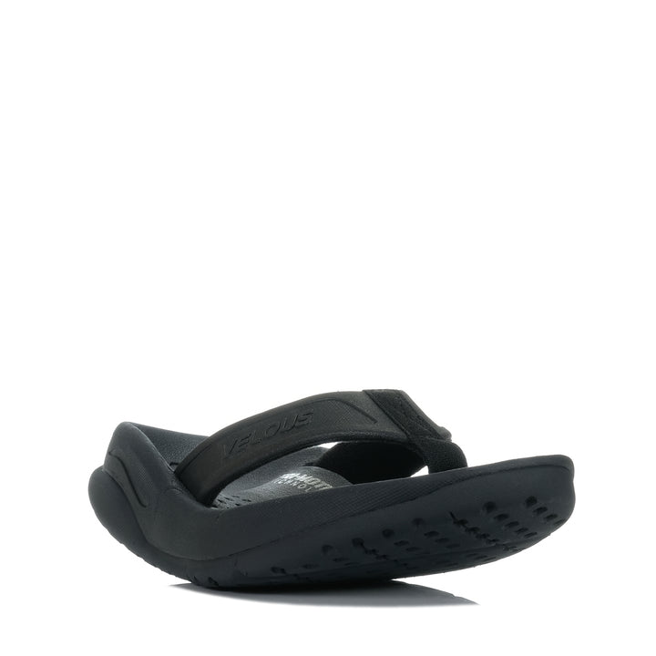 Velous Active Flip Black/Black, 10 US, 11 US, 12 US, 13 US, 14 US, 7 US, 8 US, 9 US, black, mens, sandals, velous