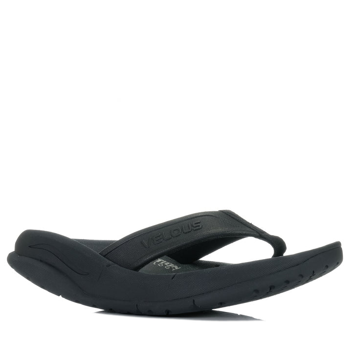 Velous Active Flip Black/Black, 10 US, 11 US, 12 US, 13 US, 14 US, 7 US, 8 US, 9 US, black, mens, sandals, velous