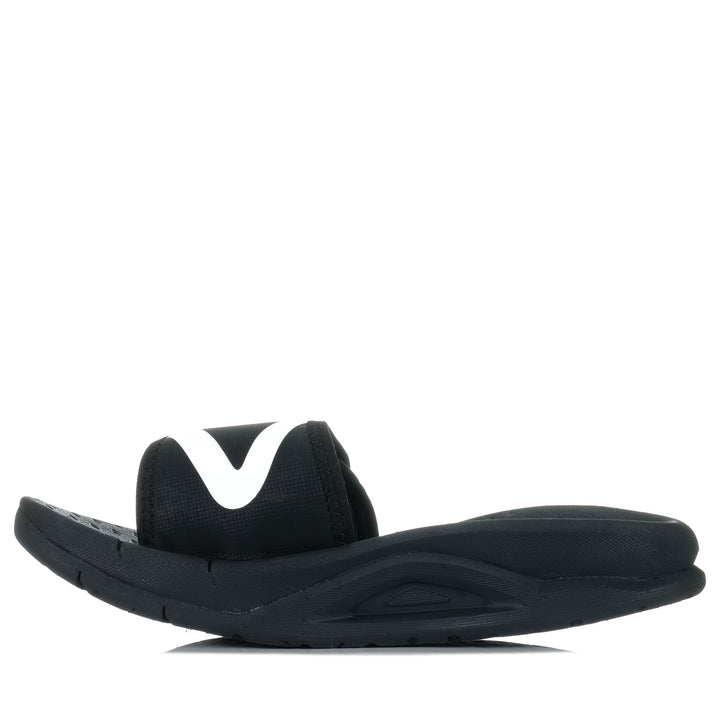 Velous Hoya Slide Black/White, 10 US, 11 US, 12 US, 13 US, 14 US, 7 US, 8 US, 9 US, black, mens, sandals, Velous, wide