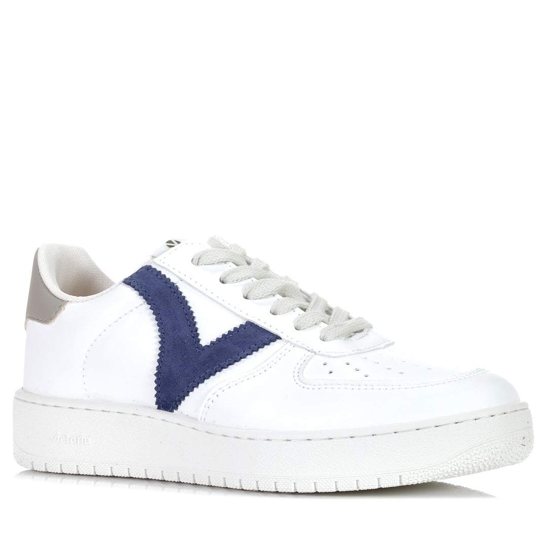 Victoria 1258201 White/Navy, 37 EU, 38 EU, 39 EU, 40 EU, 41 EU, 42 EU, low-tops, sneakers, Victoria, white, womens