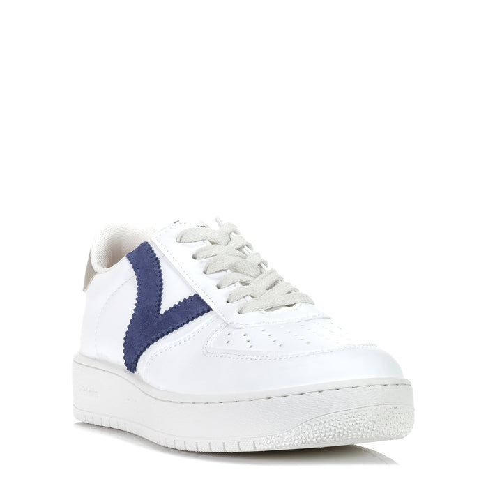 Victoria 1258201 White/Navy, 37 EU, 38 EU, 39 EU, 40 EU, 41 EU, 42 EU, low-tops, sneakers, Victoria, white, womens