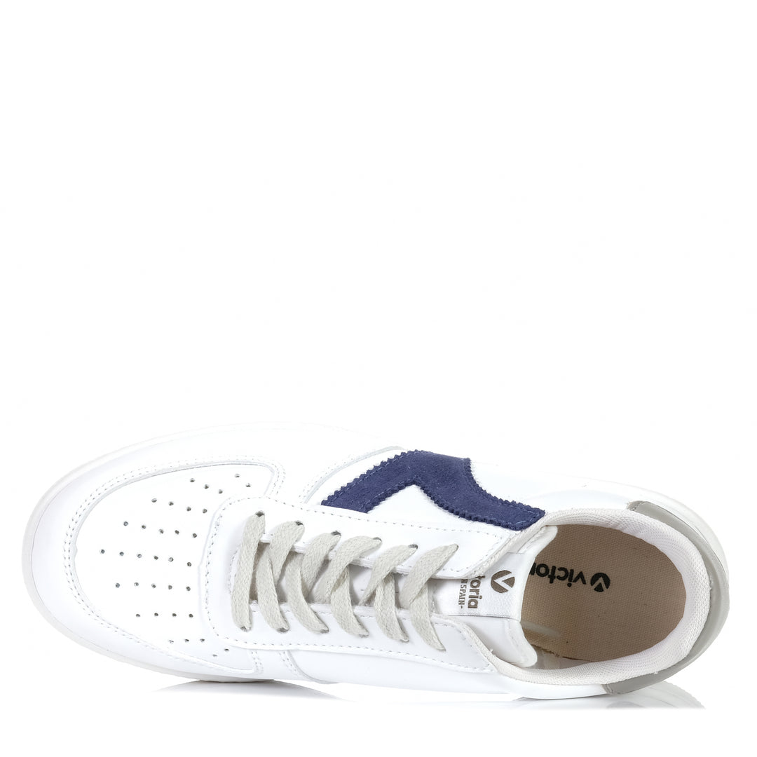 Victoria 1258201 White/Navy, 37 EU, 38 EU, 39 EU, 40 EU, 41 EU, 42 EU, low-tops, sneakers, Victoria, white, womens