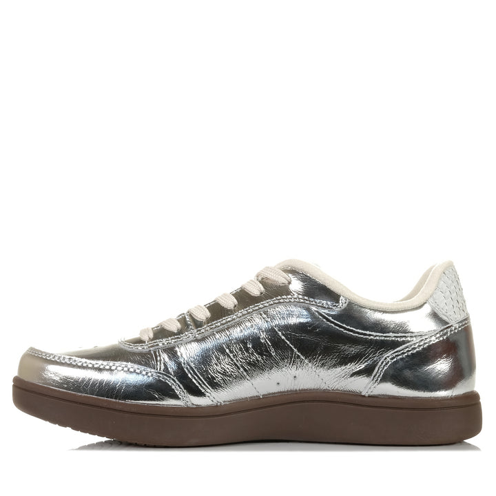 Woden Bjork Leather Silver, Womens