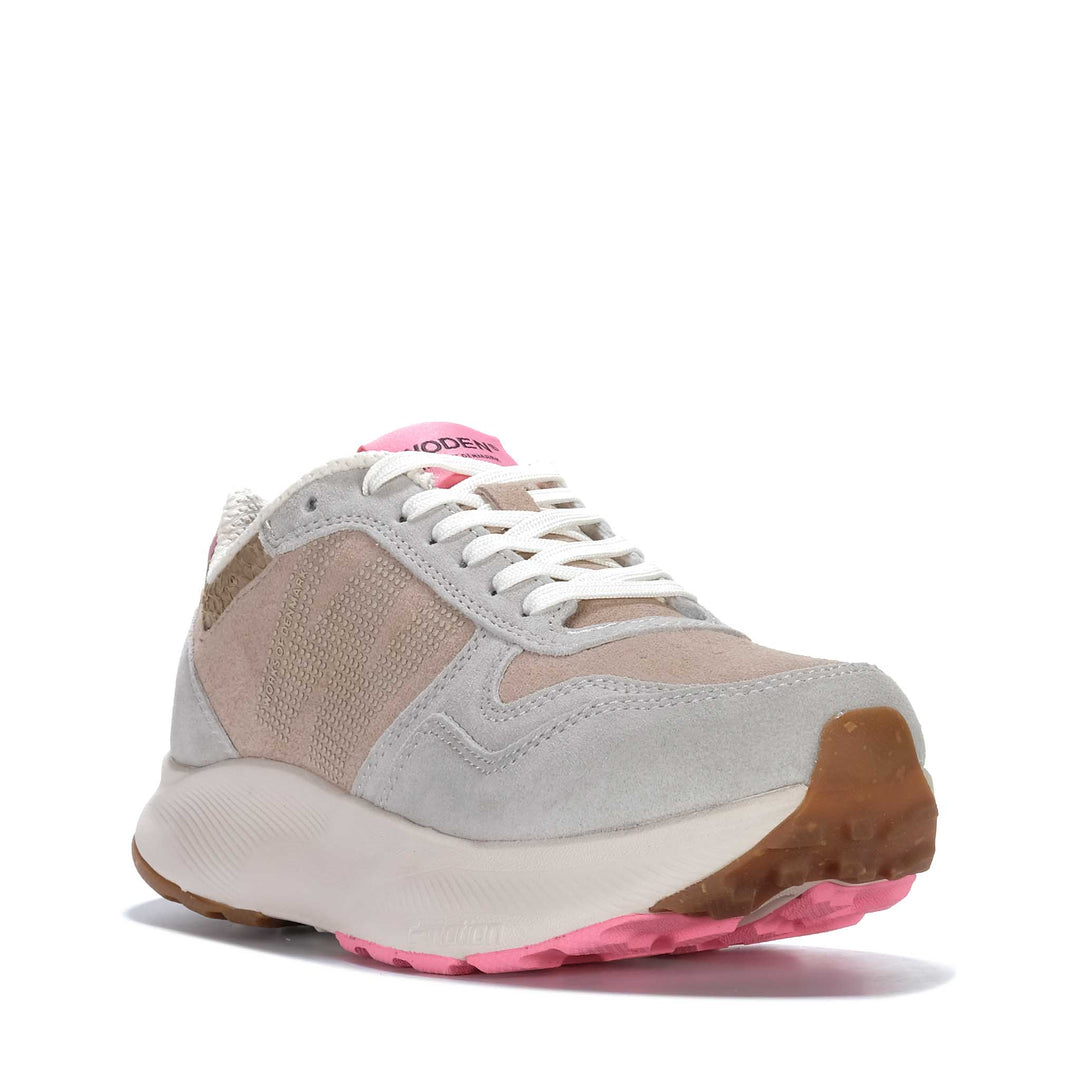 Woden Mathilde Runner Suede Raspberry Multi