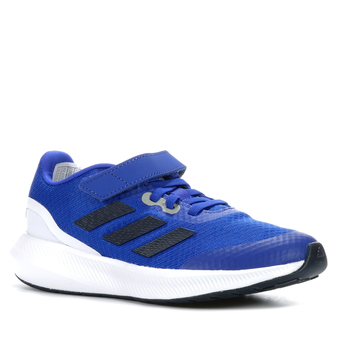 Adidas RunFalcon 3.0 EL K Blue/Legink, 1 US, 11 US, 12 US, 13 US, 2 US, 3 US, 4 US, 5 US, Adidas, blue, kids, sports, youth