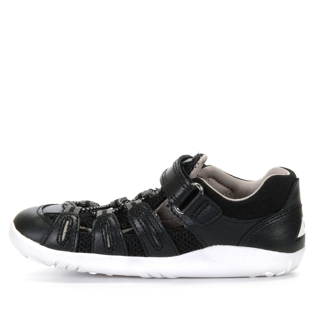 Bobux Kid+ Summit 837601 Black/Charcoal, 27 EU, 28 EU, 29 EU, 30 EU, 31 EU, 32 EU, 33 EU, black, bobux, kids, sandals, youth