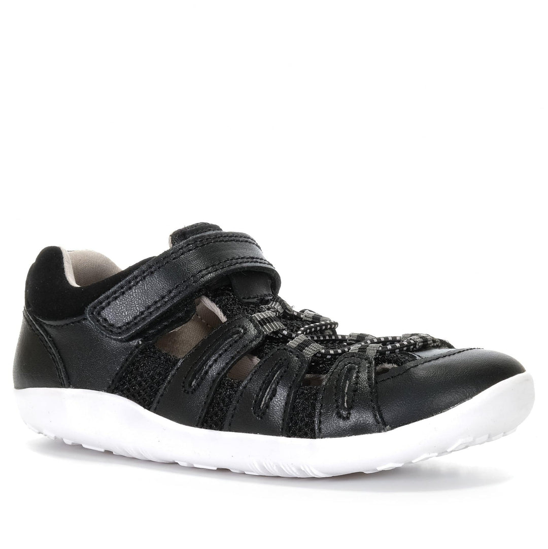 Bobux Kid+ Summit 837601 Black/Charcoal, 27 EU, 28 EU, 29 EU, 30 EU, 31 EU, 32 EU, 33 EU, black, bobux, kids, sandals, youth