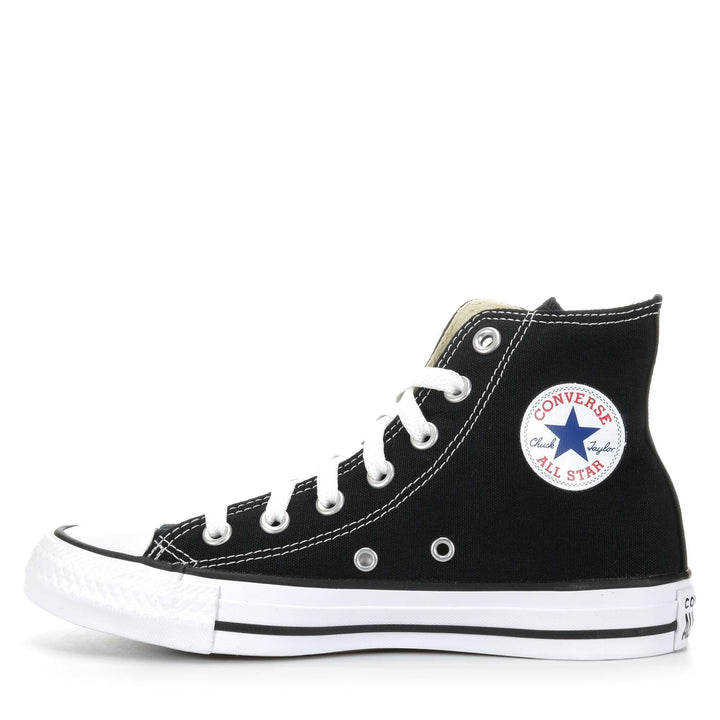 Converse Chuck Taylor All Star Junior High Top Black, 1 US, 11 US, 12 US, 13 US, 2 US, 3 US, bf, black, boots, converse, kids, shoes, youth, youths