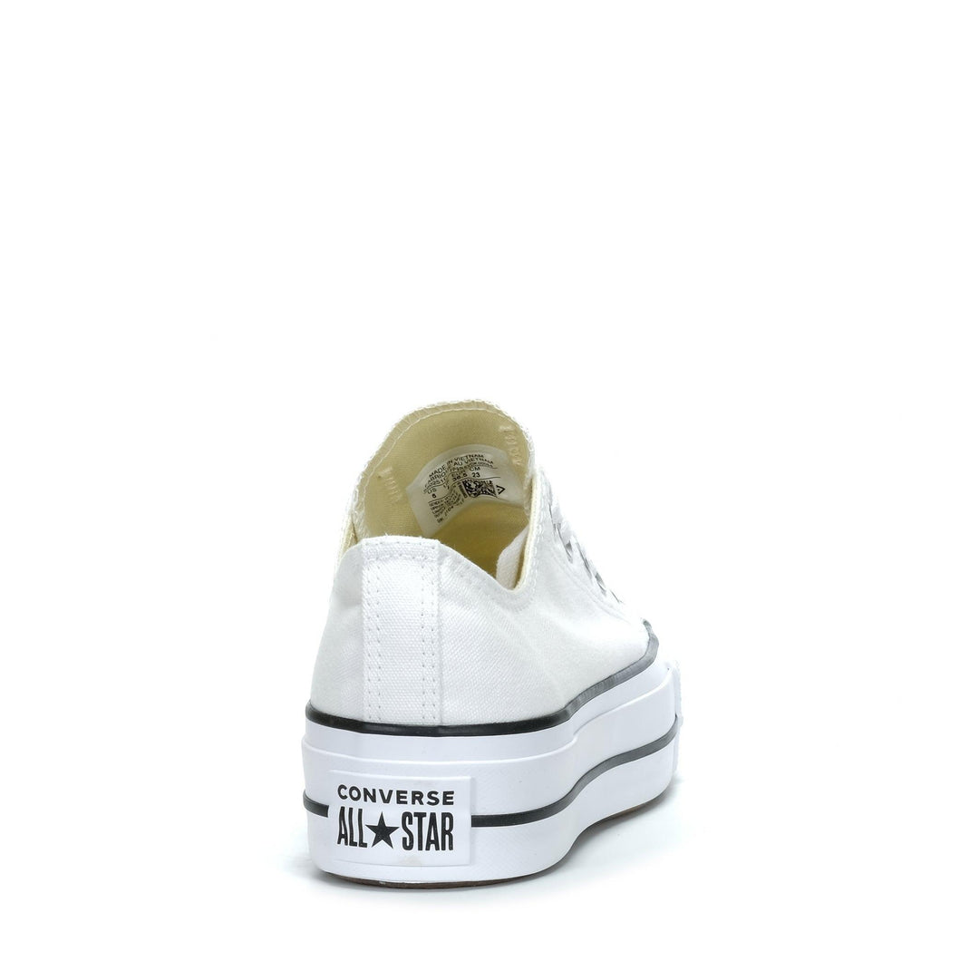 Converse CT All Star Lift Canvas Low White/Black, 10 US, 11 US, 5 US, 6 US, 7 US, 8 US, 9 US, BF, converse, sneakers, white, womens