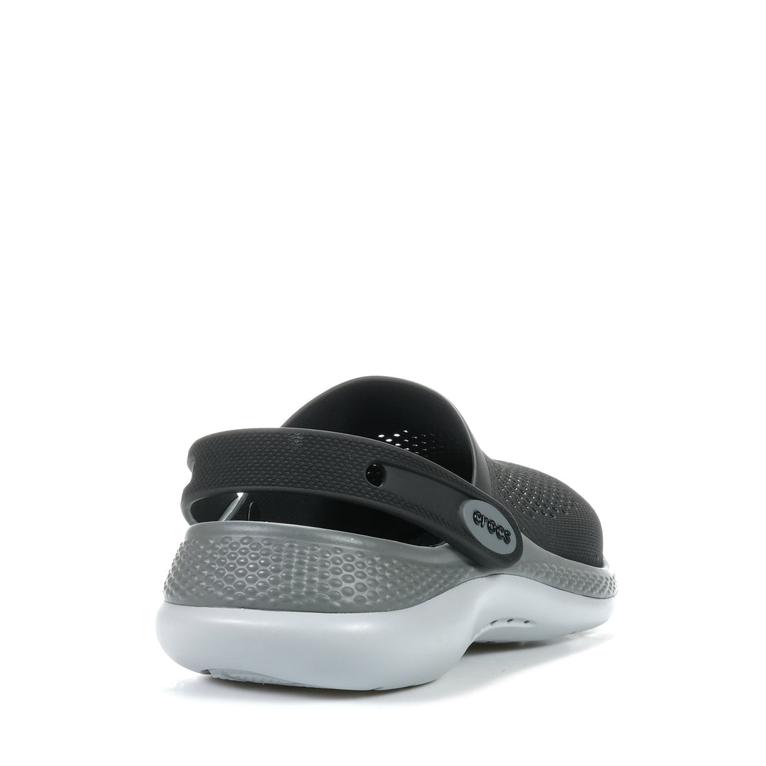 Crocs LiteRide 360 Clog Black/Slate Grey, 10 W / 8 M US, 11 W / 9 M US, 12 W / 10 M US, 13 W / 11 M US, 14 W / 12 M US, 15 W / 13 M US, 6 W / 4 M US, 7 W / 5 M US, 8 W / 6 M US, 9 W / 7 M US, black, Crocs, flats, mens, sandals, womens