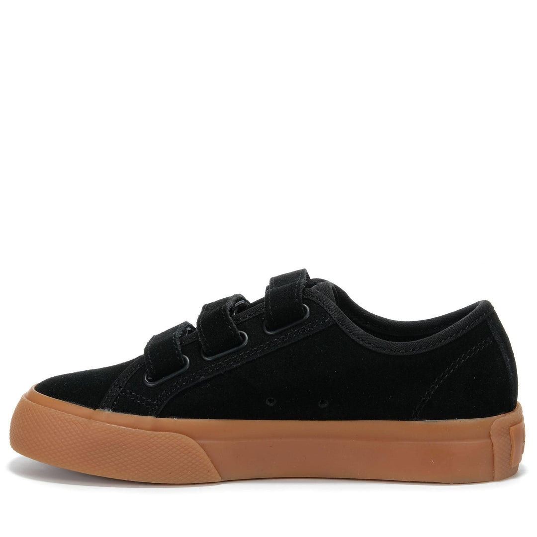 DC Manual V LE Black/Gum, 1 US, 12 US, 13 US, 2 US, 3 US, 4 US, 5 US, 6 US, bf, black, dc, dcs, kids, shoes, youth