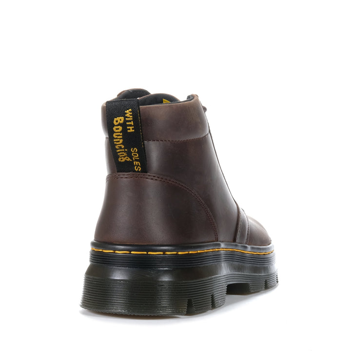 Dr Martens Bonny Leather 6 Tie Boot Crazy Horse, 10 UK, 11 UK, 12 UK, 13 UK, 7 UK, 8 UK, 9 UK, boots, brown, casual, dr martens, lace, mens