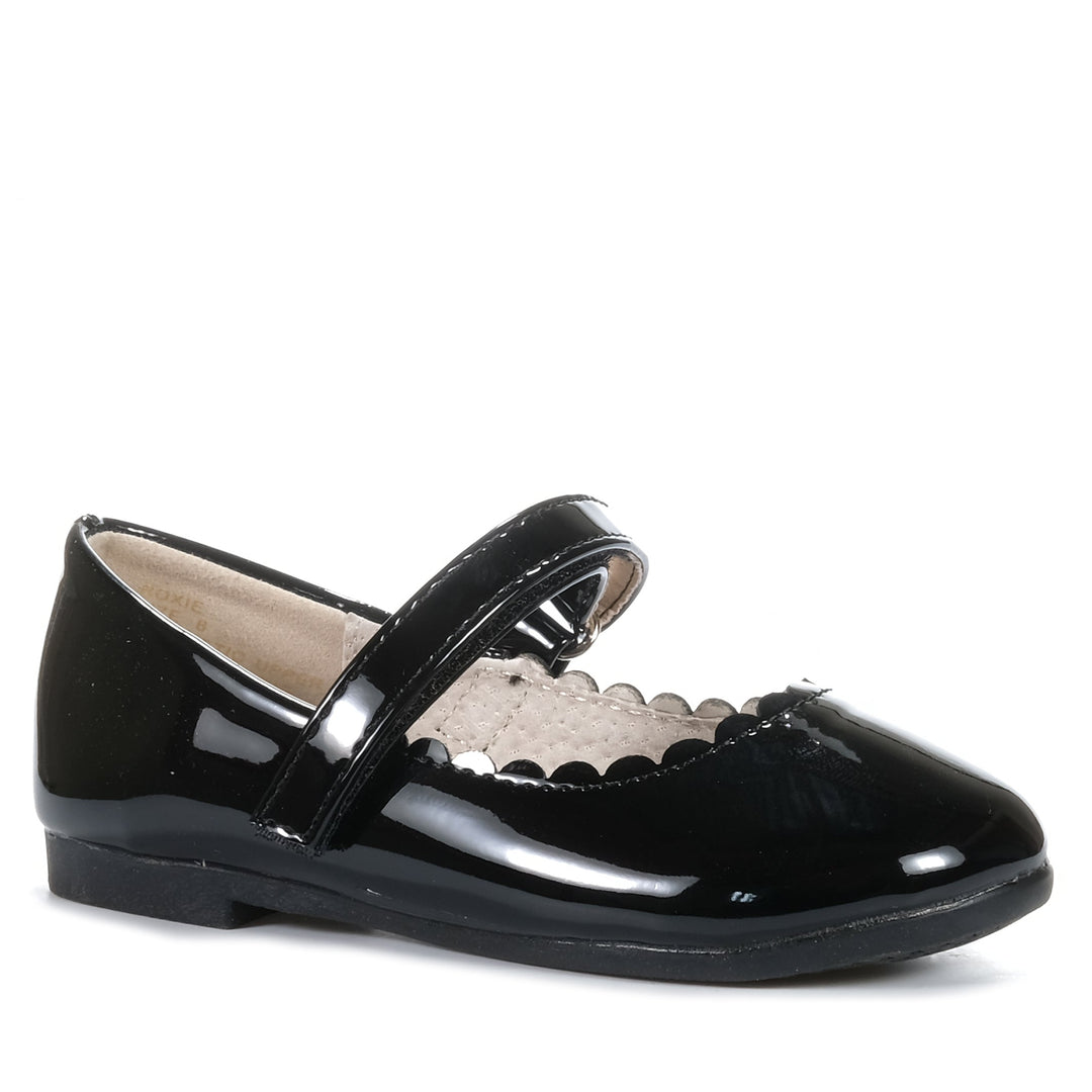 Grosby Roxie Black, 6 UK, 7 UK, 8 UK, 9 UK, black, dress shoes, Grosby, kids, mary jane, shoes, toddler