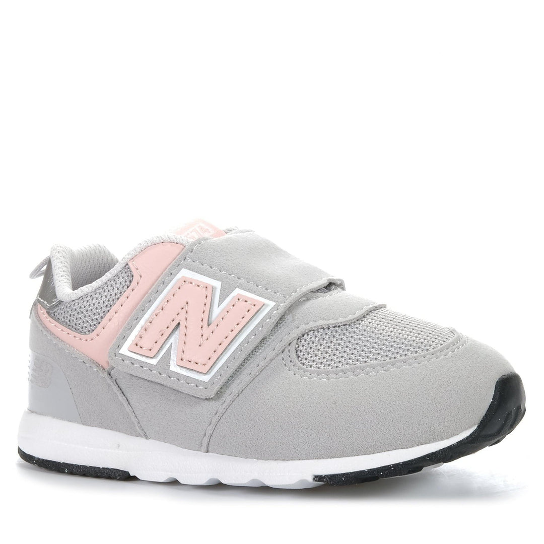 New Balance 574 Wide NW574PK, 5 US, 6 US, 7 US, 8 US, 9 US, grey, kids, shoes, toddler