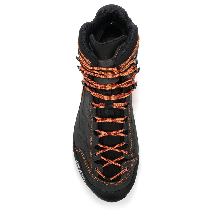 Salewa Mountain Trainer Mid Gore-Tex Asphalt/Orange, 10 UK, 10.5 UK, 11 UK, 12 UK, 8 UK, 8.5 UK, 9 UK, 9.5 UK, grey, hiking, mens, salewa, sports, waterproof