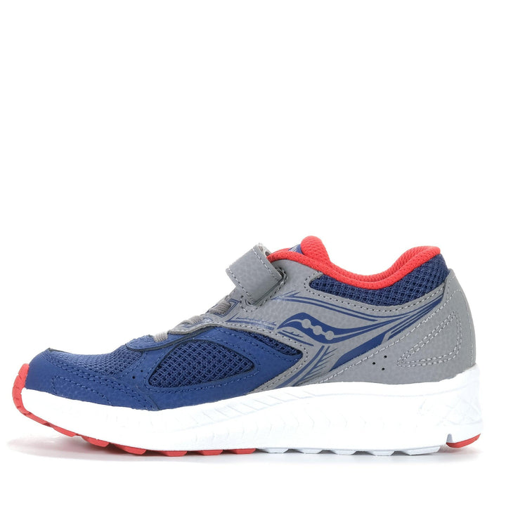 Saucony Cohesion 14 A/C PS Navy/Red, 1 US, 11 US, 12 US, 13 US, 2 US, 3 US, blue, kids, multi, Saucony, sports, youth