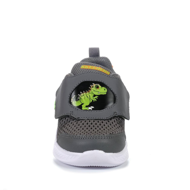 Skechers Comfy Flex 2.0 - Dino-Vision 407227N Charcoal/Lime, 10 US, 5 US, 6 US, 7 US, 8 US, 9 US, grey, kids, shoes, skechers, toddler