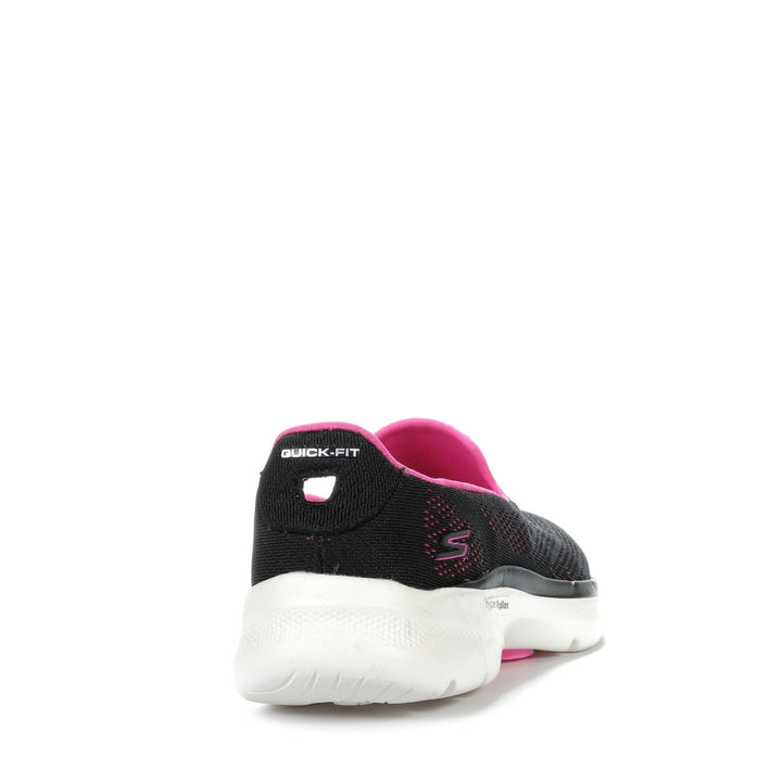Skechers GOwalk 6 - Cosmic Force 124522 Black/Hot Pink, 10 US, 11 US, 6 US, 7 US, 8 US, 9 US, BF, black, scetchers, skechers, sketchers, sketches, sports, walking, womens