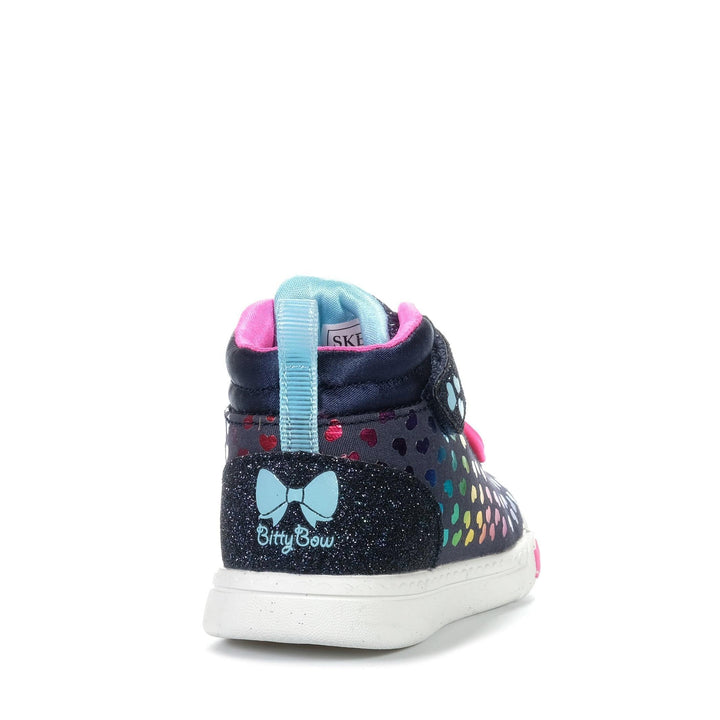 Skechers Lil Bowie - Confidence Queen 302809N Navy/Multi, 10 US, 5 US, 6 US, 7 US, 8 US, 9 US, BF, kids, lights, multi, scetchers, shoes, skechers, sketchers, sketches, toddler