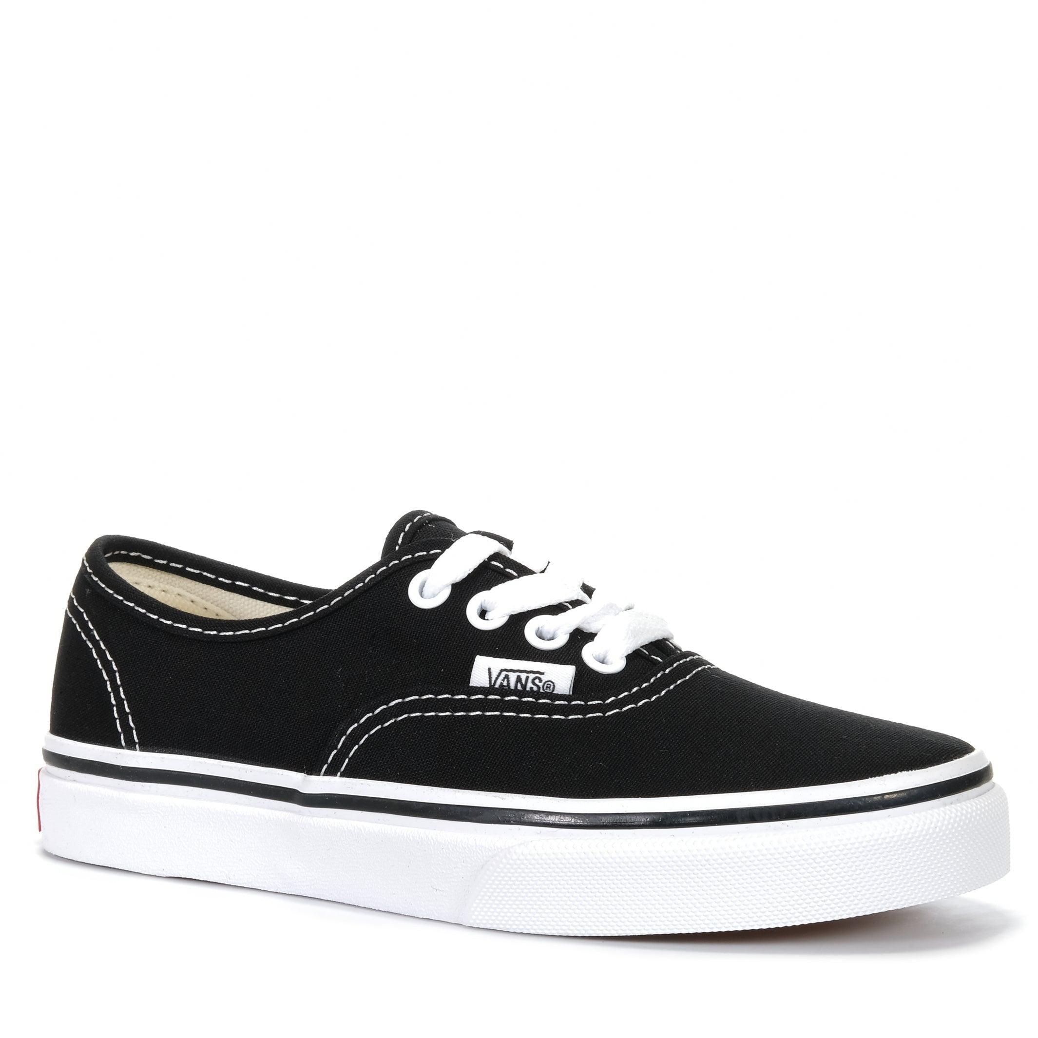 Vans Authentic Kids Black White Frames Footwear