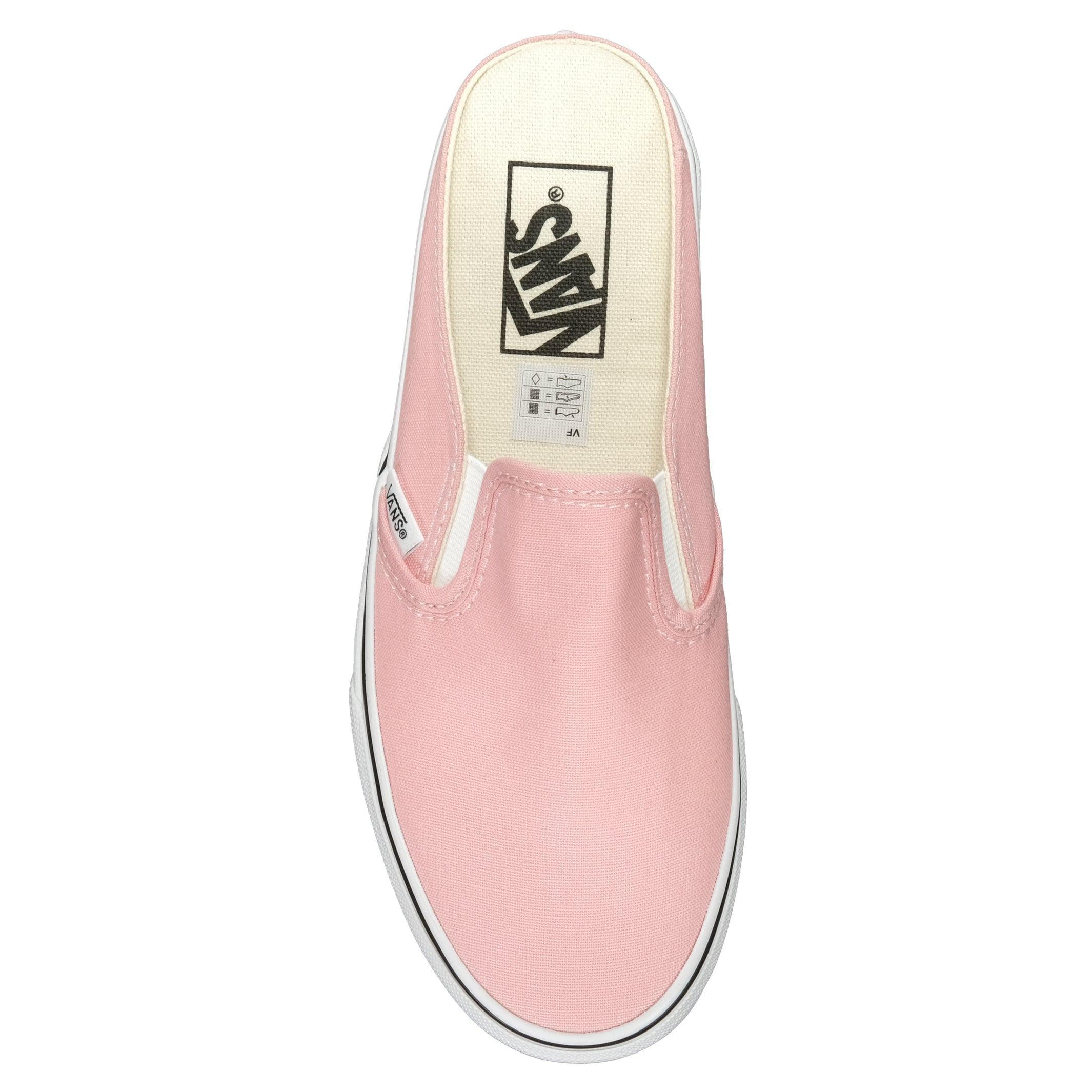 White slip on hot sale vans womens 8.5